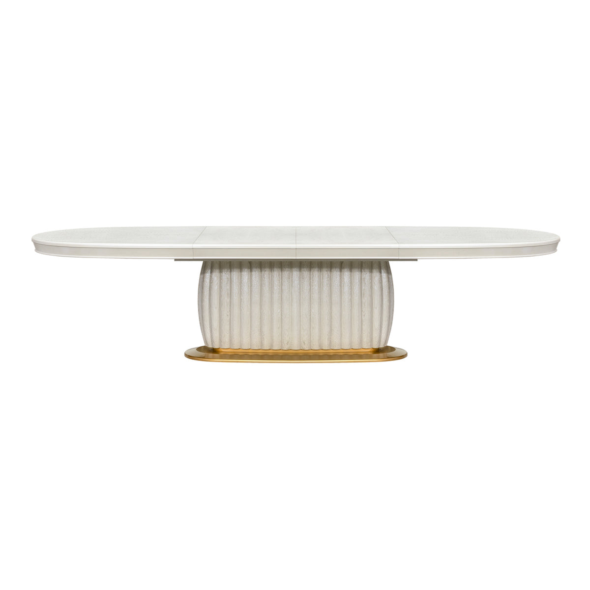 Sirene Creamy Pearl Oval Dining Table from Michael Amini - Luna Furniture