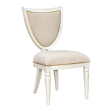 Sirene Creamy Pearl Shield Dining Side Chair from Michael Amini - Luna Furniture