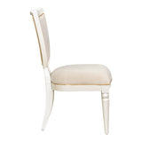 Sirene Creamy Pearl Shield Dining Side Chair from Michael Amini - Luna Furniture
