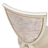 Sirene Creamy Pearl Shield Dining Side Chair from Michael Amini - Luna Furniture
