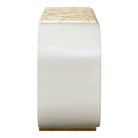 Sirene Creamy Pearl Sideboard from Michael Amini - Luna Furniture