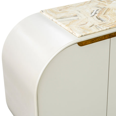 Sirene Creamy Pearl Sideboard from Michael Amini - Luna Furniture