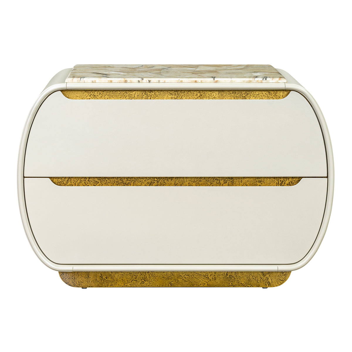 Sirene Creamy Pearl Nightstand from Michael Amini - Luna Furniture