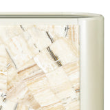 Sirene Creamy Pearl Nightstand from Michael Amini - Luna Furniture