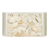 Sirene Creamy Pearl Nightstand from Michael Amini - Luna Furniture