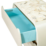 Sirene Creamy Pearl Nightstand from Michael Amini - Luna Furniture