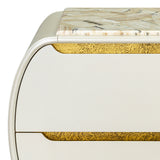 Sirene Creamy Pearl Nightstand from Michael Amini - Luna Furniture