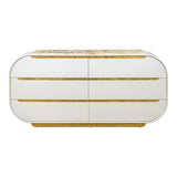 Sirene Creamy Pearl Dresser from Michael Amini - Luna Furniture