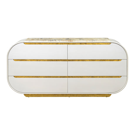 Sirene Creamy Pearl Dresser from Michael Amini - Luna Furniture