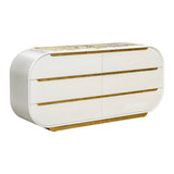 Sirene Creamy Pearl Dresser from Michael Amini - Luna Furniture