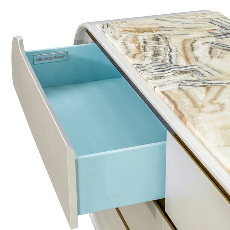 Sirene Creamy Pearl Dresser from Michael Amini - Luna Furniture