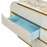 Sirene Creamy Pearl Dresser from Michael Amini - Luna Furniture