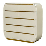 Sirene Creamy Pearl 10-drawer Chest from Michael Amini - Luna Furniture