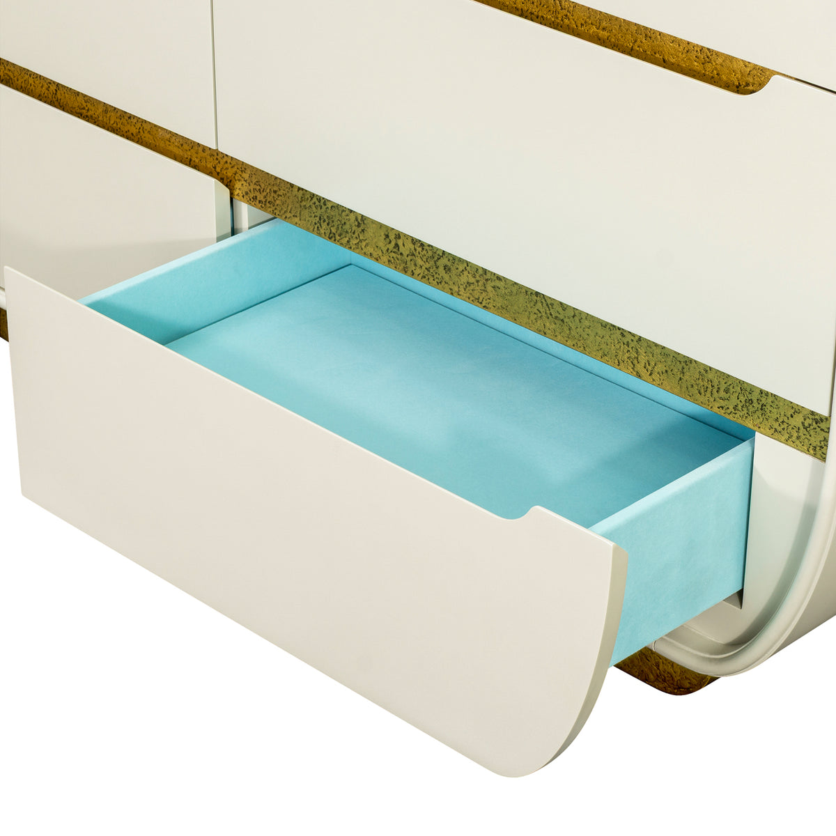 Sirene Creamy Pearl 10-drawer Chest from Michael Amini - Luna Furniture