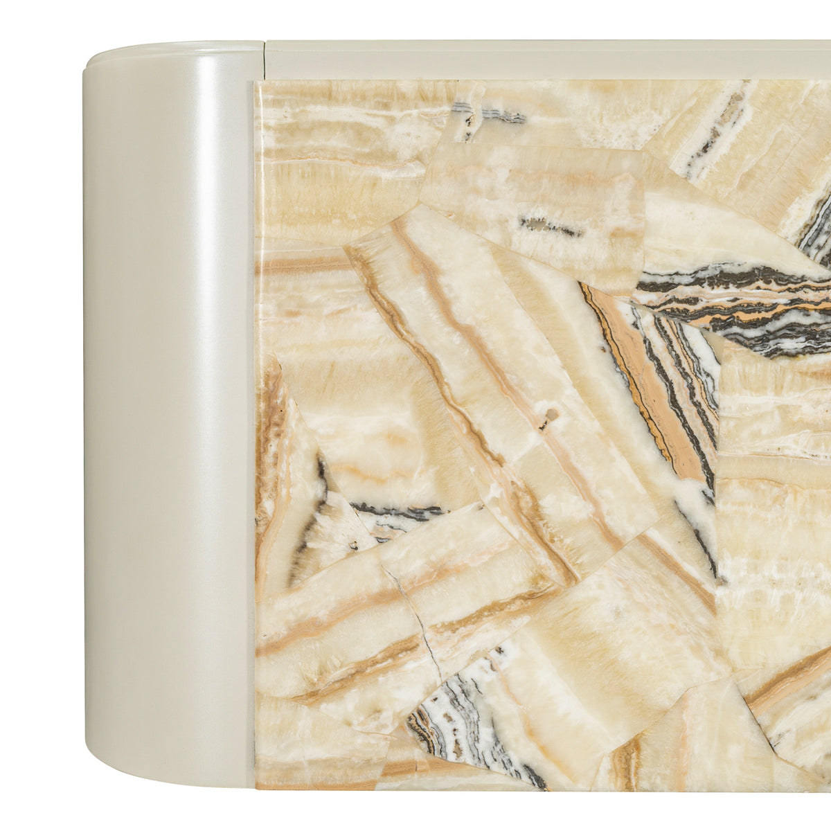 Sirene Creamy Pearl 10-drawer Chest from Michael Amini - Luna Furniture