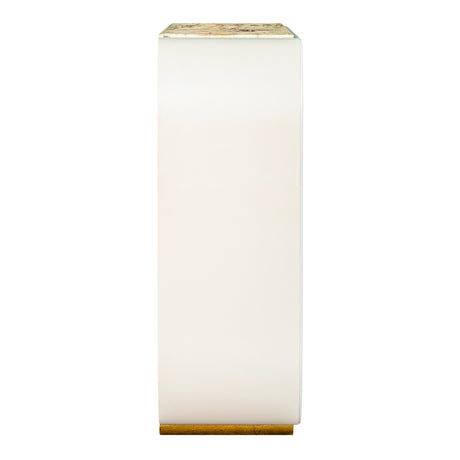 Sirene Creamy Pearl 10-drawer Chest from Michael Amini - Luna Furniture
