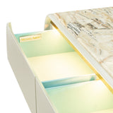 Sirene Creamy Pearl 10-drawer Chest from Michael Amini - Luna Furniture