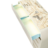 Sirene Creamy Pearl 10-drawer Chest from Michael Amini - Luna Furniture