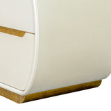 Sirene Creamy Pearl Media Cabinet from Michael Amini - Luna Furniture