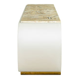 Sirene Creamy Pearl Media Cabinet from Michael Amini - Luna Furniture