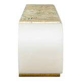 Sirene Creamy Pearl Media Cabinet from Michael Amini - Luna Furniture