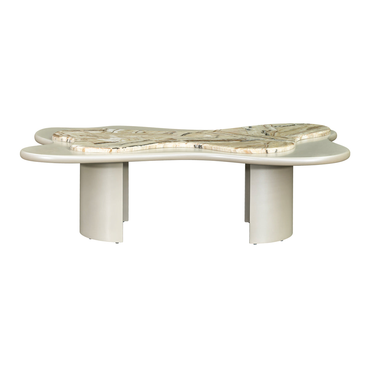 Sirene Creamy Pearl Cocktail Table from Michael Amini - Luna Furniture