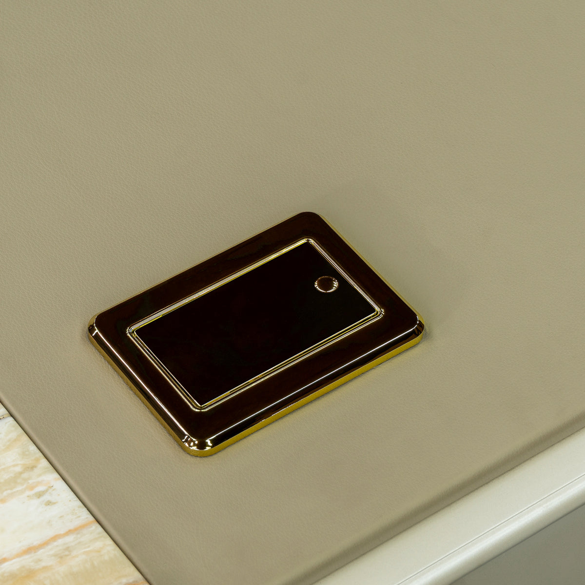 Sirene Creamy Pearl Desk from Michael Amini - Luna Furniture
