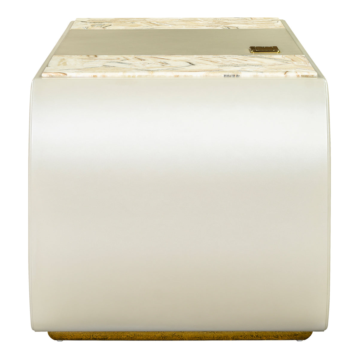 Sirene Creamy Pearl Desk from Michael Amini - Luna Furniture
