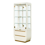 Sirene Creamy Pearl Display Cabinet from Michael Amini - Luna Furniture