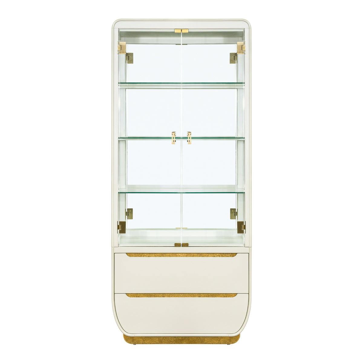 Sirene Creamy Pearl Display Cabinet from Michael Amini - Luna Furniture
