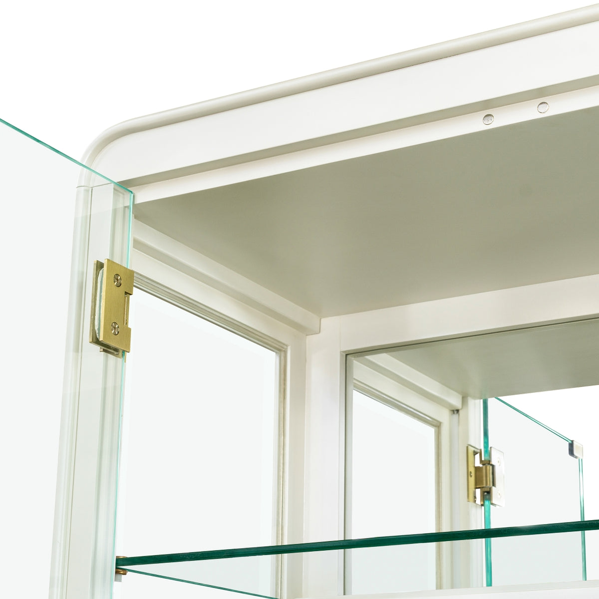 Sirene Creamy Pearl Display Cabinet from Michael Amini - Luna Furniture