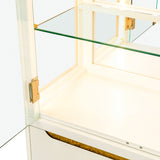 Sirene Creamy Pearl Display Cabinet from Michael Amini - Luna Furniture