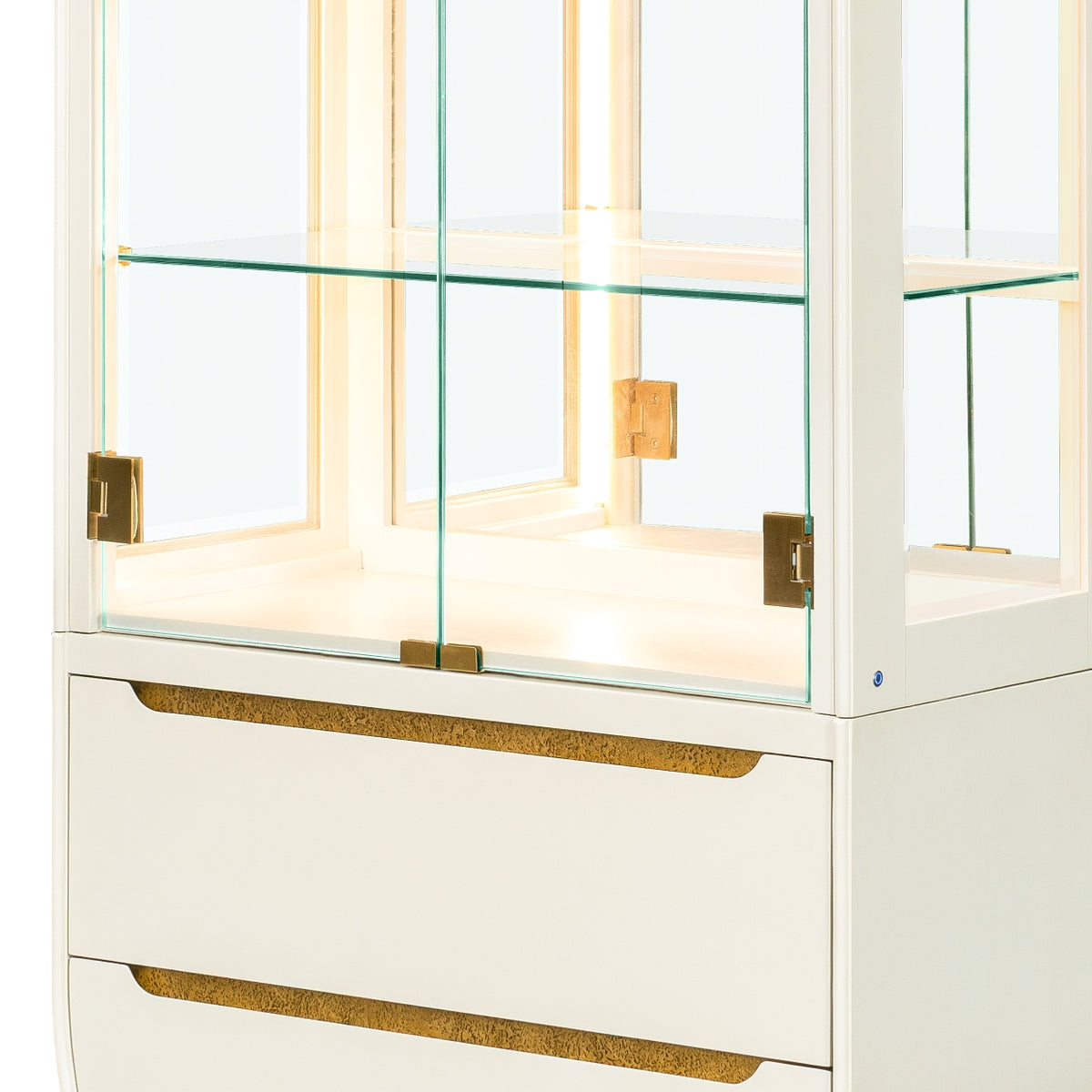 Sirene Creamy Pearl Display Cabinet from Michael Amini - Luna Furniture