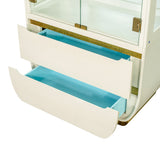 Sirene Creamy Pearl Display Cabinet from Michael Amini - Luna Furniture