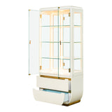 Sirene Creamy Pearl Display Cabinet from Michael Amini - Luna Furniture