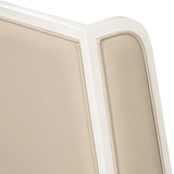 Sirene Creamy Pearl Swivel Desk Chair from Michael Amini - Luna Furniture