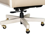 Sirene Creamy Pearl Swivel Desk Chair from Michael Amini - Luna Furniture