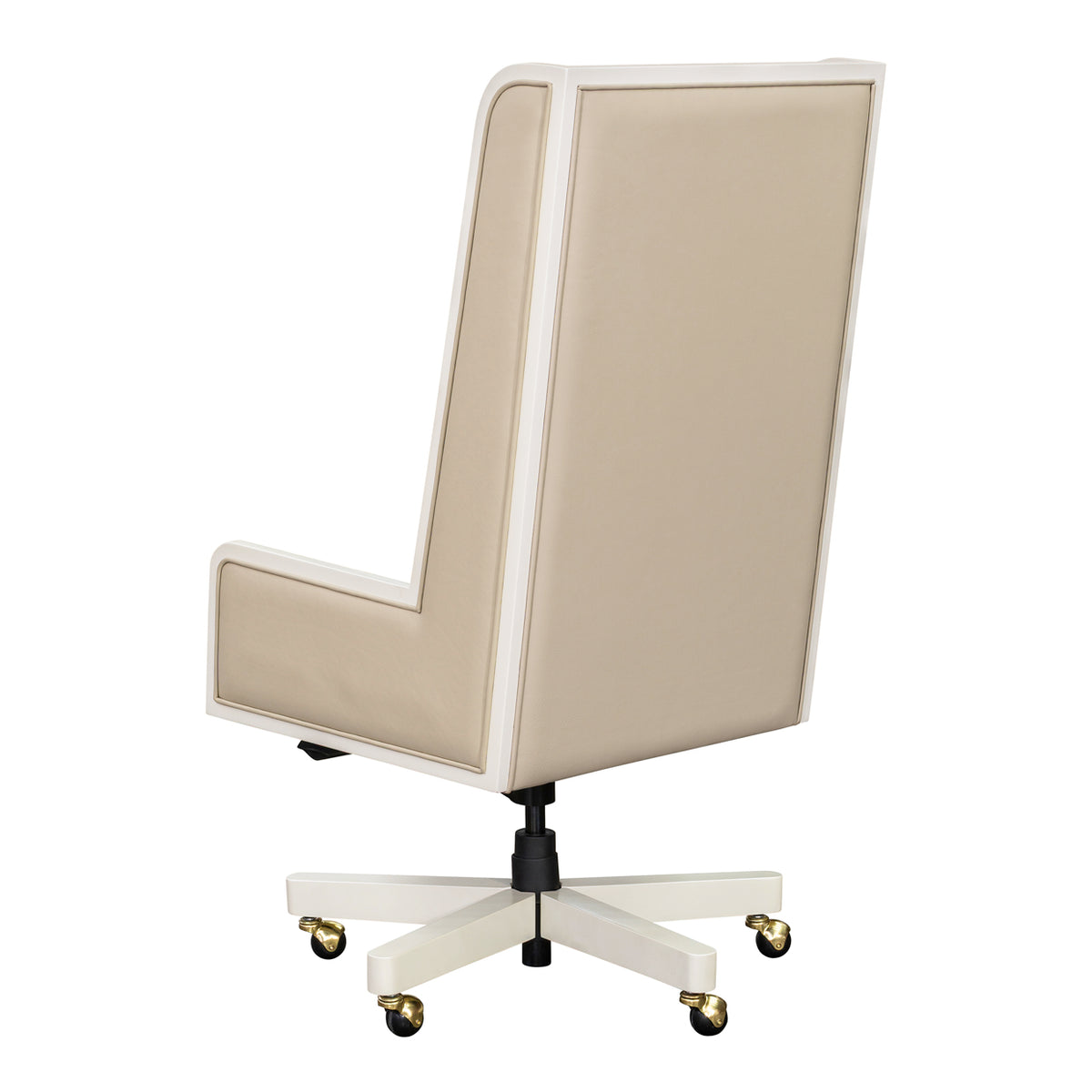 Sirene Creamy Pearl Swivel Desk Chair from Michael Amini - Luna Furniture