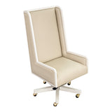 Sirene Creamy Pearl Swivel Desk Chair from Michael Amini - Luna Furniture