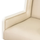 Sirene Creamy Pearl Swivel Desk Chair from Michael Amini - Luna Furniture