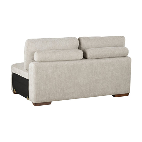 Raife Taupe 4-Piece Sectional with Left Chaise from Homelegance - Luna Furniture