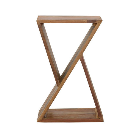 Lily Natural Geometric Accent Table from Coaster - Luna Furniture