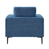 Stride Blue Chenille Chair