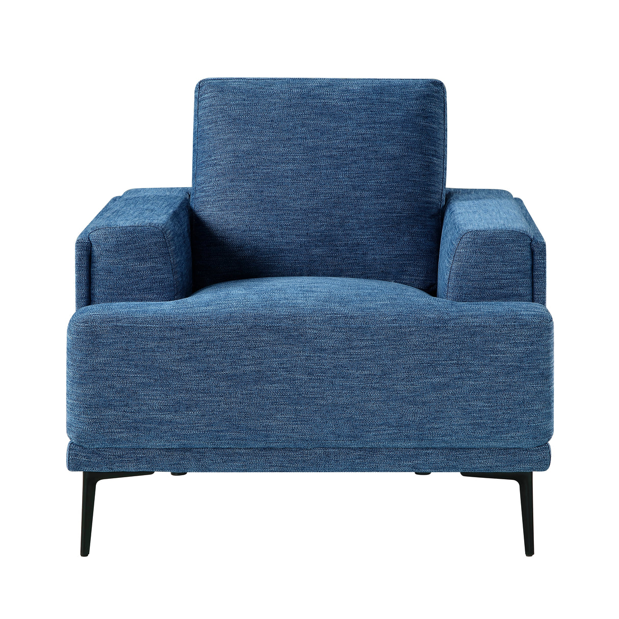 Stride Blue Chenille Chair