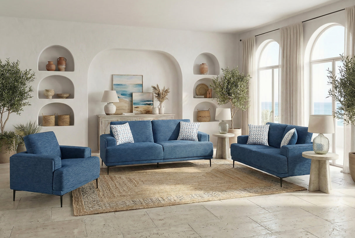 9124BUE-3 Sofa from Homelegance - Luna Furniture