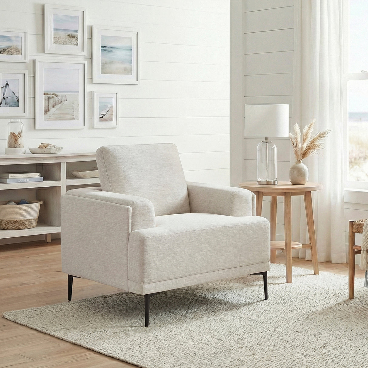 Stride Taupe Chenille Chair