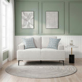 Stride Taupe Chenille Loveseat