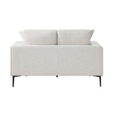 Stride Taupe Chenille Loveseat