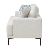 Stride Taupe Chenille Loveseat
