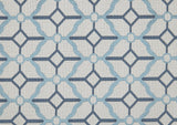 Stride Blue Chenille Sofa